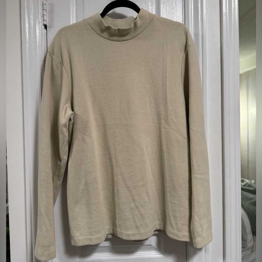 KOTN mock neck, beige